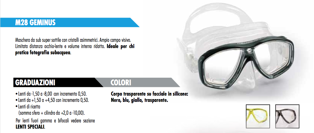 Maschera GEMINUS M28 (ex TM7500)